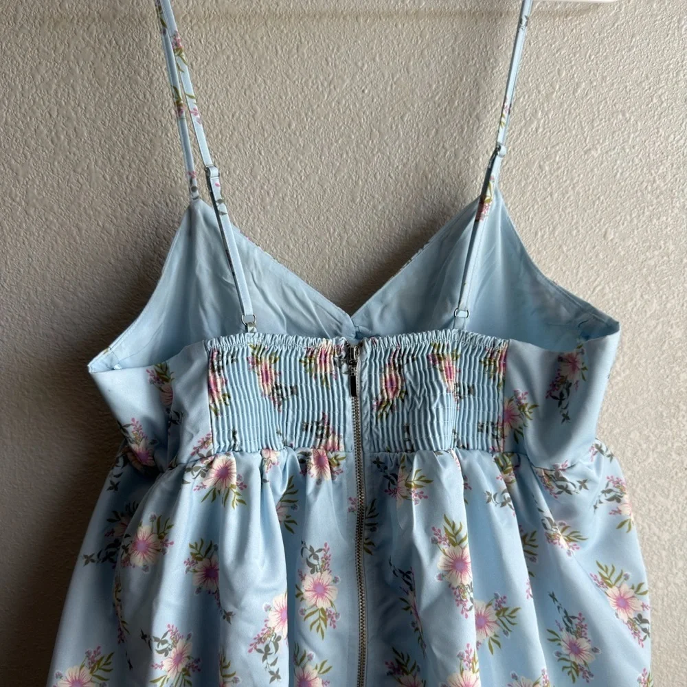 FREE PEOPLE In A Bubble Floral Mini Dress - Picture 9 of 12